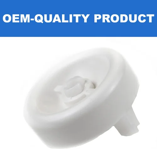 Vista 2 de Paquete de 8 rodillos y pernos de repuesto exacto para lavavajillas - Kit de ruedas inferiores compatible con lavavajillas GE, Kenmore y Hotpoint