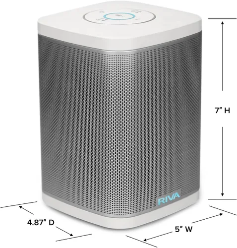 Vista 6 de RIVA Altavoz inteligente de alta fidelidad Bluetooth con WiFi de concierto mejorado con Alexa integrado, 6 controladores, 50W, sistema de música
