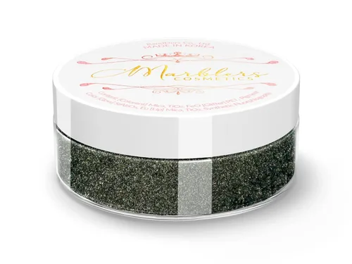 Vista 53 de MARBLERS Polvo de mica natural grueso [perla azul acero] 0.11 onzas (0.11 oz) altamente pigmentado no tóxico, vegano, libre de crueldad animal