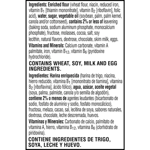Vista 3 de Eggo Waffles con chispas de chocolate, comida para el desayuno, 24 gofres (congelados)