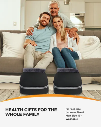 Vista 3 de CooCoCo Masajeador de pies calentado elegible por la FSA, calentador de pies aprobado por la HSA, calentador de pies Shiatsu para fascitis plantar
