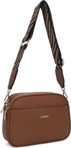 Vista 9 de Lvanka Bolsos cruzados para mujer cartera de mano, bolso de hombro con correa ajustable