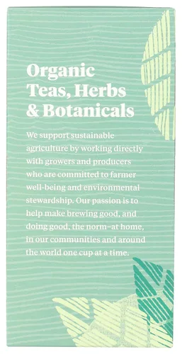 Vista 6 de Allegro Tea, bolsas de té verde menta orgánica del noroeste, 20