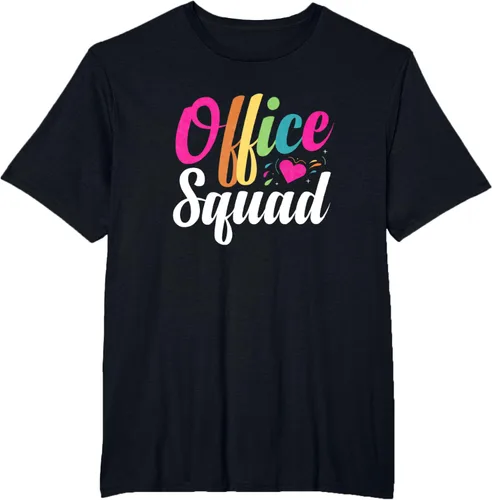 Vista 28 de Oficina escuadra administrativa asistente escuela secretario regalo camiseta Negro