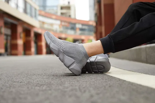 Vista 3 de Casbeam Men's Running Knit Comfortable Lightweight Breathable Casual Sports Shoes Fashion Sneakers Slip-On Walking Shoes