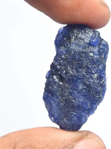 Vista 4 de Zafiro azul auténtico, 41.00 quilates con certificado natural, zafiro curativo en bruto, piedras preciosas de zafiro, Piedra preciosa, azul