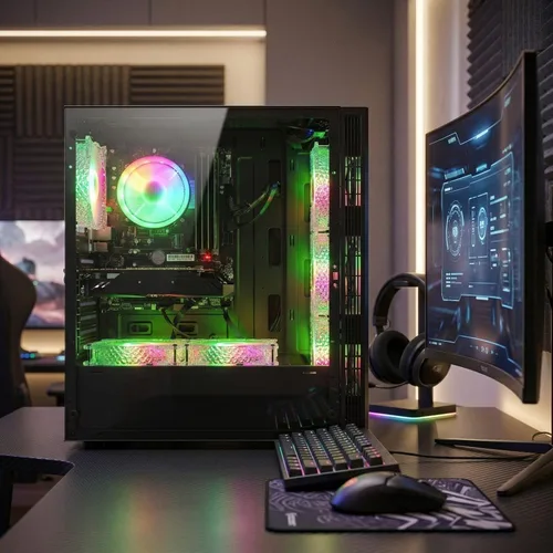 Vista 5 de Escritorio para PC para juegos STGAubron, Core I7, RTX 2060S 8G, 32G RAM, SSD de 1 TB