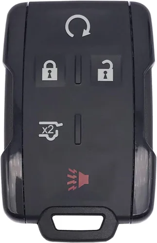 Vista 5 de Funda inteligente para llave de automóvil con control remoto sin llave para Chevy Chevrolet Silverado Colorado GMC Sierra Canyon 2014 2015 2016 2017