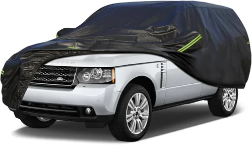 Vista 151 de KouKou Funda impermeable para automóvil SUV adecuada para BMW X1 de 2009 a 2025, 7 capas a prueba de viento para todo tipo de clima, cubierta