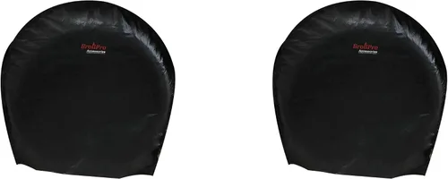Vista 5 de Juego de 4 protectores solares impermeables para RV, cámper, remolque, camión, se adapta a neumáticos de 24 a 26 pulgadas de diámetro