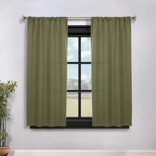 Vista 119 de Superior Blackout Curtains, Room Darkening, Bedroom, Drapes, Kitchen, Living Room Window Accents, Sun Blocking, Thermal, 2 Pack, Solid Blackout