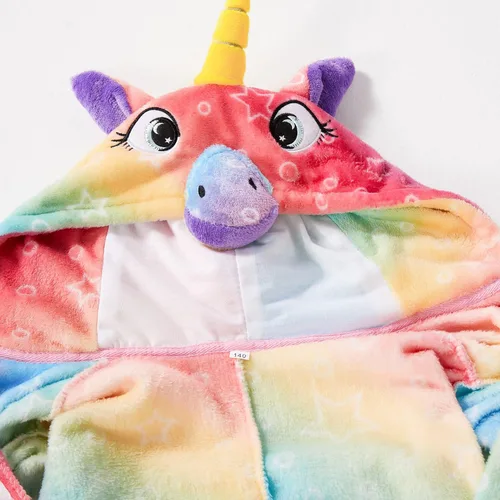 Vista 24 de Mameluco de unicornio para pijamas de animales, cosplay, disfraz unisex de Halloween