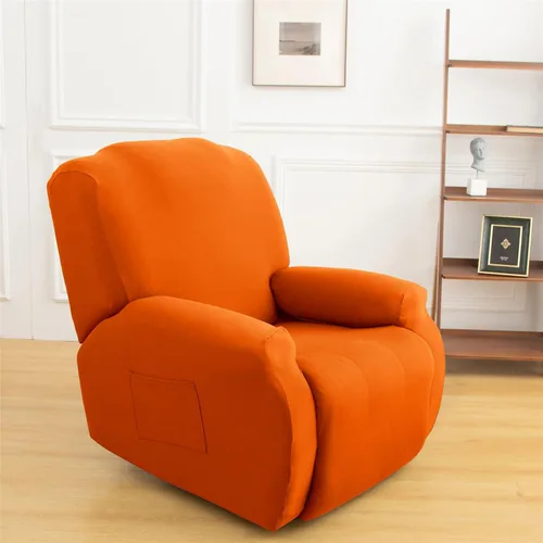 Vista 25 de LazyBoy - Funda para sillón reclinable, color liso, 4 piezas, fundas protectoras de muebles para sillón reclinable con bolsillo, funda para sofá