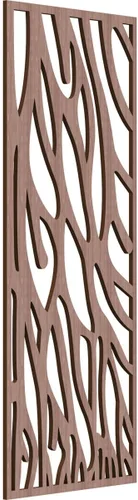 Vista 77 de 9 3/8"W x 24 3/8"H x 1/4"T Bristol Decorativos Paneles de Pared de Madera Calado, Cereza