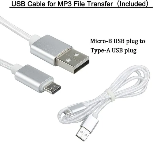 Vista 6 de Módulo de sonido Control de botón Música Reproductor de voz programable Chip de conversación musical 8 MB MP3 WAV USB descargable con caja