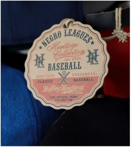 Vista 3 de NLBM Negro League Heritage Gorra de lana St. Louis Stars, Azul Real