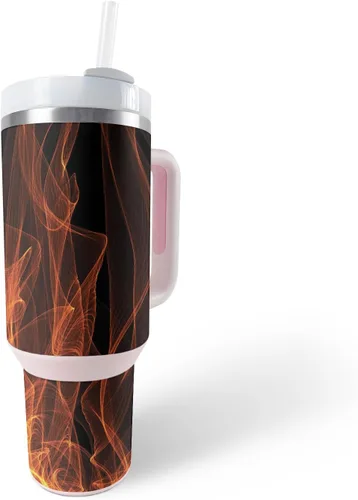 Vista 14 de MightySkins Skin - Vaso de vinilo compatible con Stanley The Quencher H2.0 FlowState de 40 onzas, color verde CBD, protectora, duradera y única