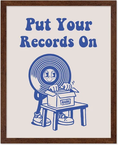 Vista 37 de Poster Master If It's Nice Play It Twice Poster - Retro Record Player Print - Turntable Art - Music Design - Blue Preppy Design - Trendy Artwork