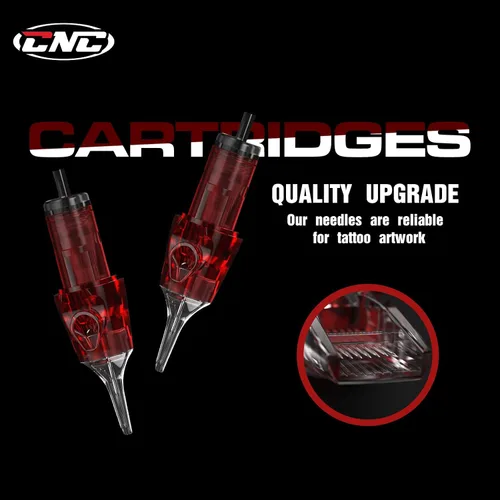 Vista 4 de Cartuchos de tatuaje Agujas 20 unids #12 Standard Round Liner Surtido Aguja de tatuaje Cartucho mixto para tatuaje 3RL 5RL 7RL 9RL EN04-20KIT-F