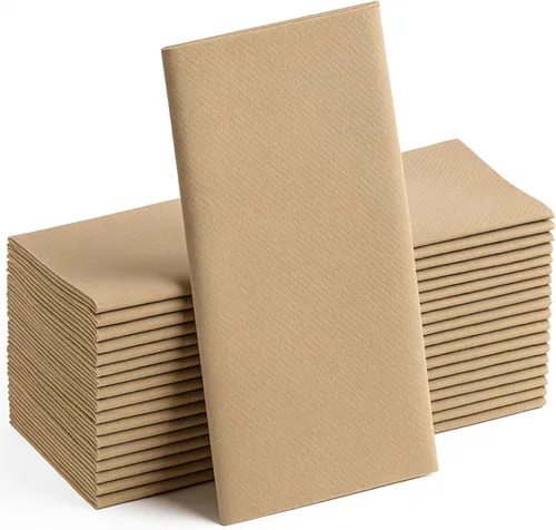 Vista 15 de Servilletas de papel azul bebé, tela desechable de lino como servilletas de cena, toallas de mano, suaves, absorbentes, servilletas de mano de papel
