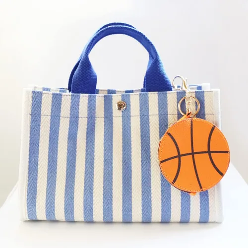 Vista 2 de Mini Momo Llavero deportivo para monedero, monedero, colgante Llavero de juego de pelota, bolsa con cremallera, lindo tenis, baloncesto, béisbol