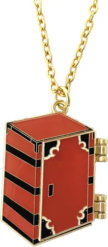 Vista 3 de DEZHAN Collar de anime Demon Slaye, colgante de metal de dibujos animados para niñas, mujeres y hombres, Zinc, No es una piedra preciosa