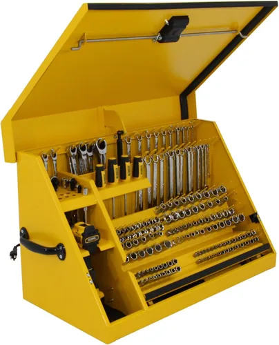 Vista 10 de DeWalt - Caja de herramientas triangular de 30 x 15 pulgadas, acero, color amarillo