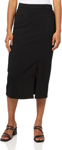 Vista 7 de Calvin Klein - Falda de traje de corte clásico recta Lux para mujer (Tallas regulares y tallas grandes)