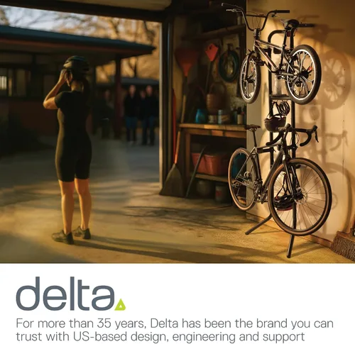 Vista 7 de Delta Cycle DeltaGravity Connect 2 Portabicicletas – Gravity totalmente ajustable para bicicletas de carretera, MTB e híbridas – Portabicicletas