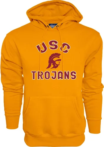 Vista 45 de Blue 84 Sudadera con capucha para hombres, alineación del equipo del color del