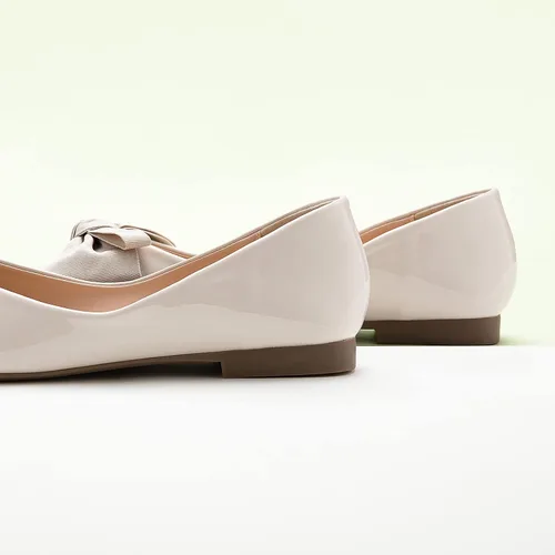 Vista 3 de C.Paravano Zapatos planos de mujer I Zapatos de punta cuadrada para mujer I Zapatos planos I Zapatos planos para mujer I Zapatos planos para mujer I