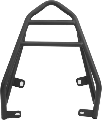 Vista 5 de Portaequipajes para motocicleta, estante trasero para equipaje de asiento individual, portaequipajes trasero soporte de tubo de acero M516‑B035‑BLK