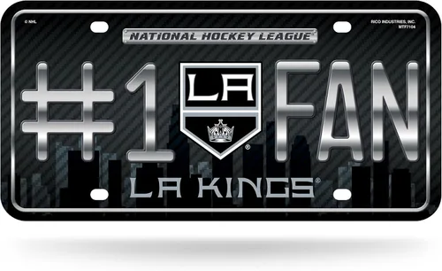 Vista 5 de NHL #1 - Placa de matrícula metálica para ventilador