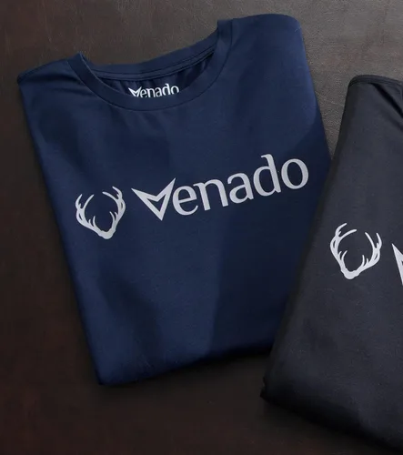 Vista 3 de Venado Brand Mens Graphic Long Sleeve LS Flex Tee