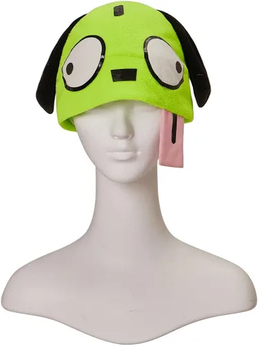 Vista 2 de Invader Cosplay Zim - Gorro de disfraz color verde