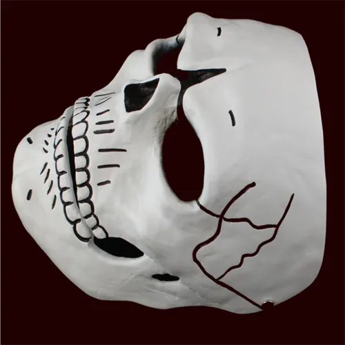Vista 2 de Gmasking James Bond 007 máscara réplica de calavera para Cosplay
