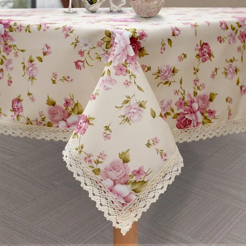 Vista 14 de Mantel cuadrado con estampado floral de 38 x 38 pulgadas, resistente a las manchas e impermeable, para cocina, comedor, interior y exterior