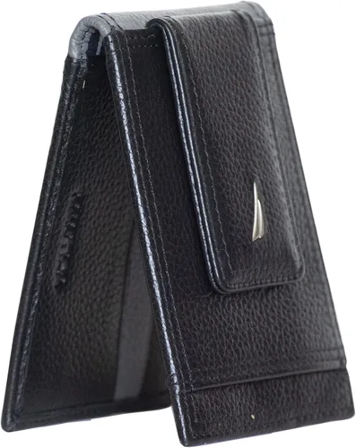 Vista 4 de Nautica Pebble Two-Tone Leather Wallet