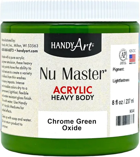 Vista 22 de Handy Art Nu Master - Pintura acrílica de cuerpo pesado, 8 onzas, color rojo brillante