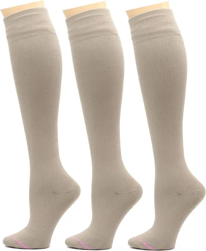 Vista 55 de Dr. Motion 3 pares de calcetines terapéuticos de compresión graduada para mujer