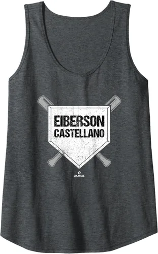 Vista 5 de Homeplate Gameday Eiberson Castellano Prospect Baseball Fan Tank Top