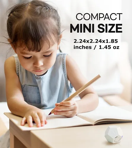 Vista 7 de Cube Pomodoro Timer, Temporizador Recargable Pequeño y Lindo, Temporizador para Niños y Aula, Cocina, Cocinar, Ejercicio y Estudio con Cuenta