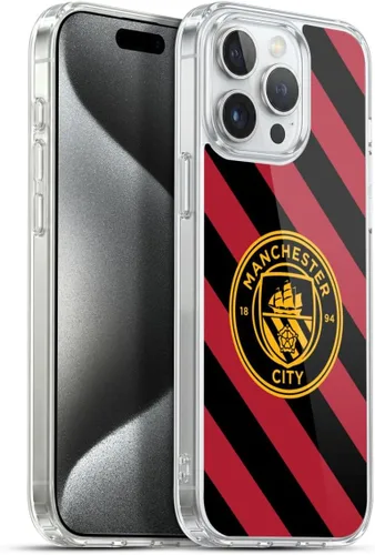 Vista 169 de Head Case Designs Funda de gel con licencia oficial del Manchester City Man City FC Away 2022/23 [protección de grado militar] compatible con Apple