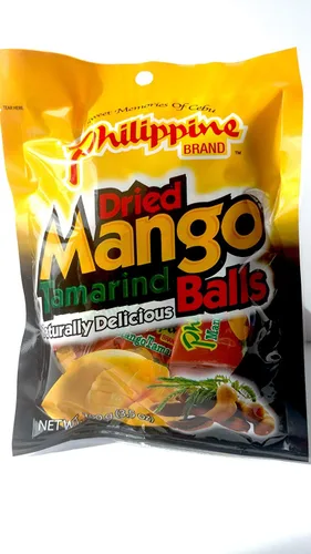 Vista 2 de Philippine Brand Bolas de tamarindo de mango seco, bolsas de 3.53 onzas (paquete de 3)