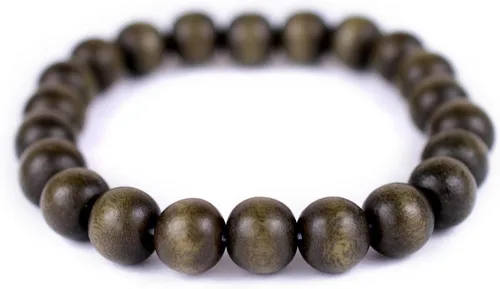 Vista 50 de Pulsera de cuentas de madera