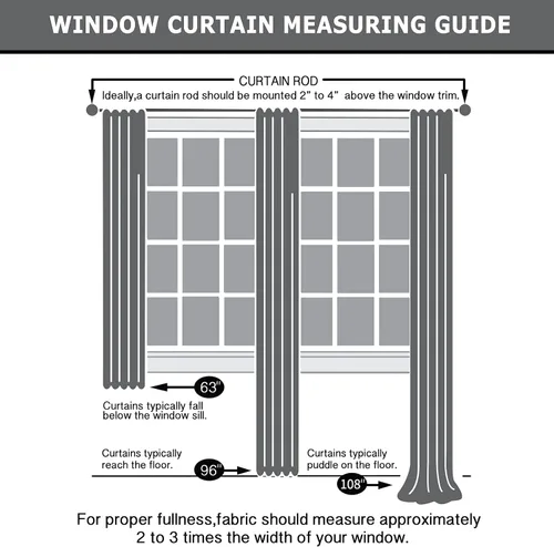 Vista 9 de Pickluc - Paneles de cortinas opacas con ojales, cortinas para bloquear la luz para el dormitorio, aisladas térmicamente, reducción de ruido