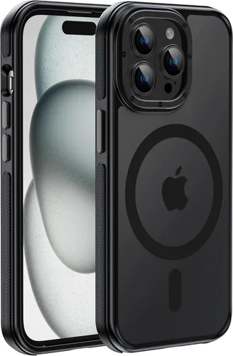 Vista 8 de Funda magnética para iPhone Air con protector de lente de cámara, protección grado militar de 10 pies, compatible con funda MagSafe Slim para iPhone