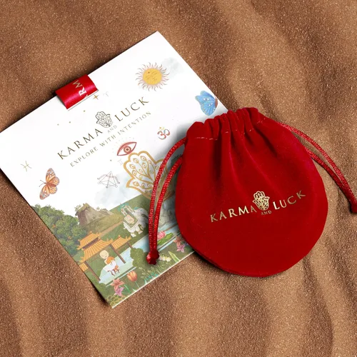 Vista 5 de KARMA AND LUCK Pulsera de hilo rojo Fearless Gaze