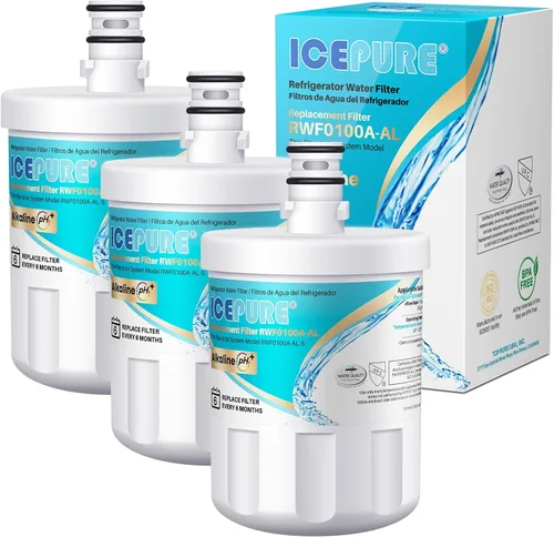 Vista 13 de ICEPURE 5231JA2002A Filtro de agua para refrigerador, Compatible con LG LT500P, ADQ72910911, GEN11042FR-08, ADQ72910901, ADQ72910907, LFX25974ST