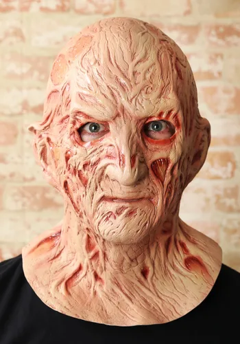 Vista 2 de Máscara de Adulto Freddy Krueger de Pesadilla en Elm Street 4 Multicolor